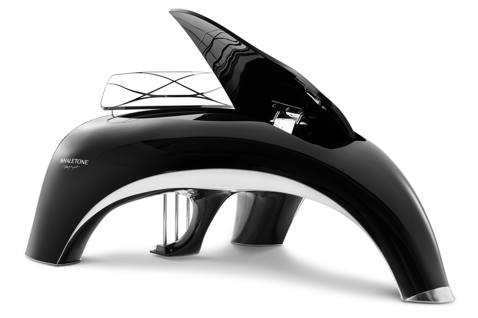 Whaletone Grand Piano side open