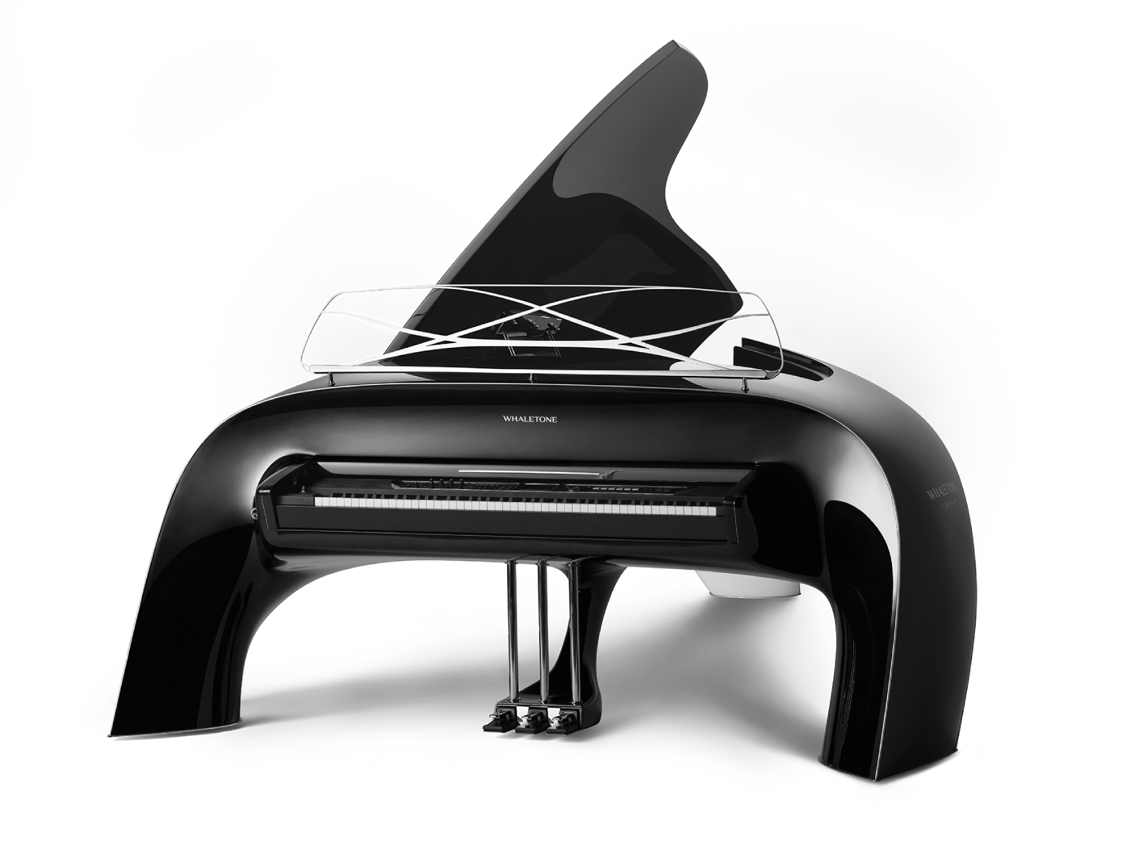 Whaletone Royal Piano front open