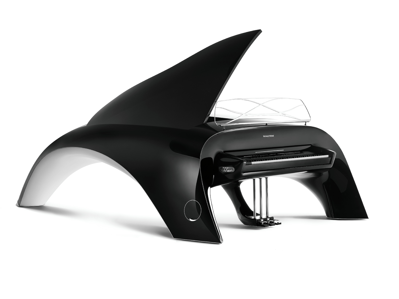 Whaletone Royal Piano side open