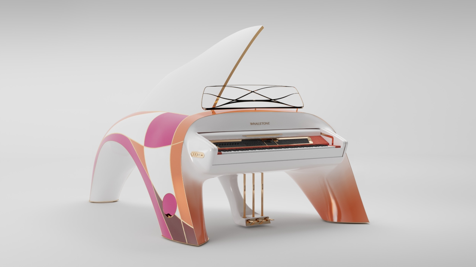 Whaletone Custom Edition Piano in Cathedral