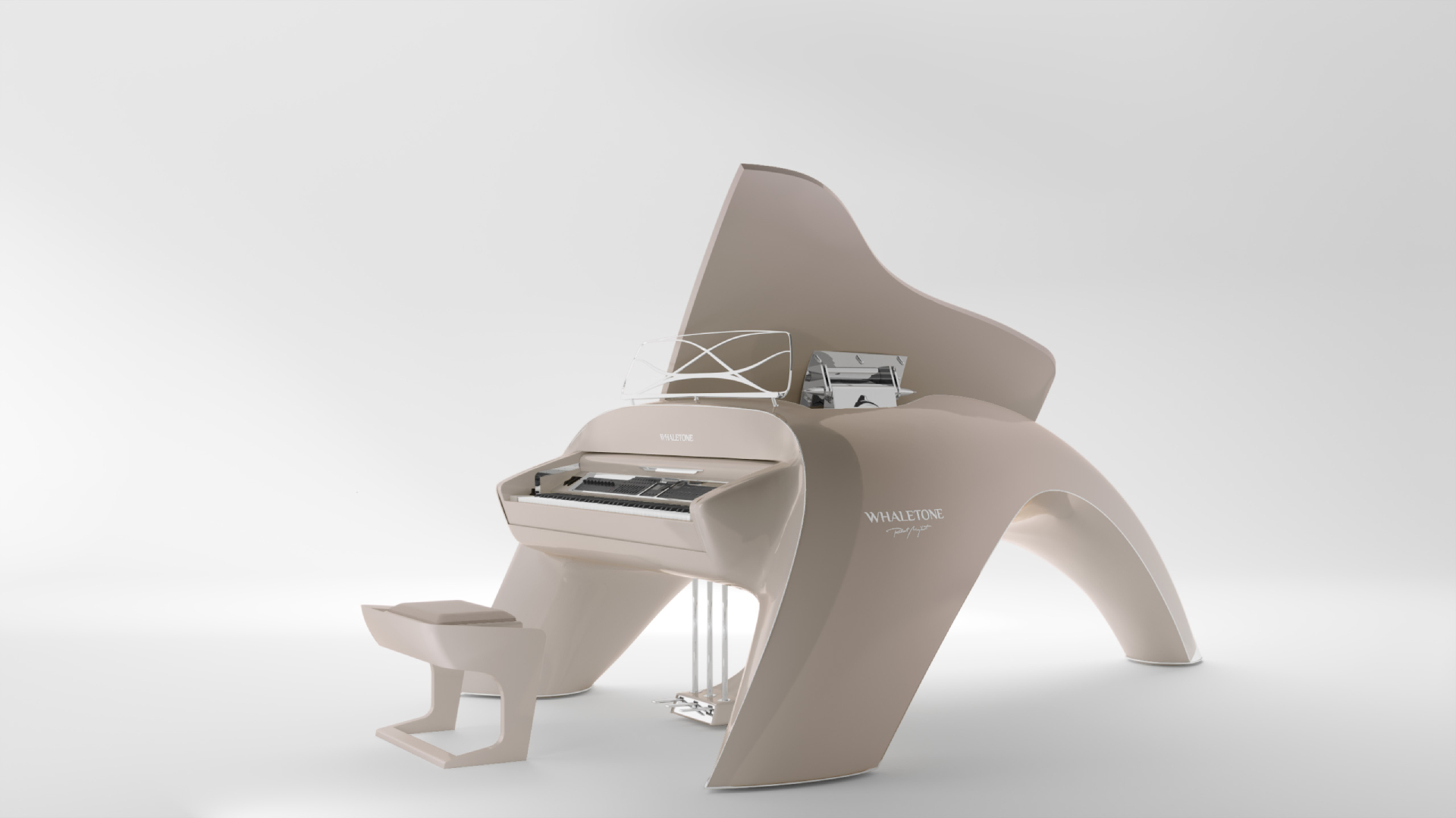 Whaletone Piano Custom Edition Grey Pink