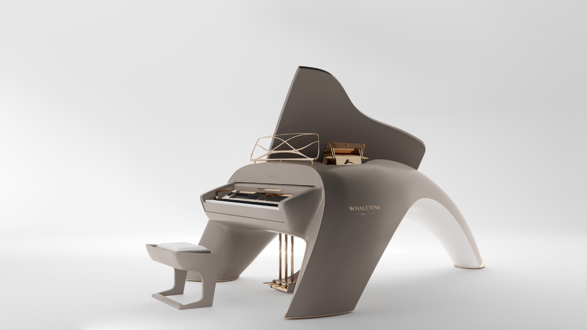 Whaletone Piano Custom Edition Warm Greymatt